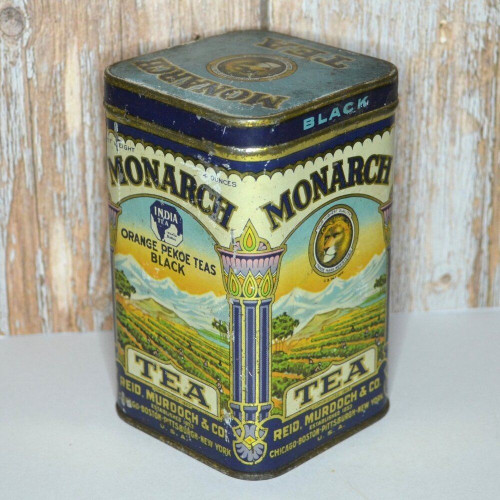 Vintage Monarch Tea Tin Reid, Murdoch & Co. - Picture 2 of 4